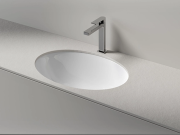 DIANA 75 - Oval undermount washbasin by Edoné by Agorà - view 2